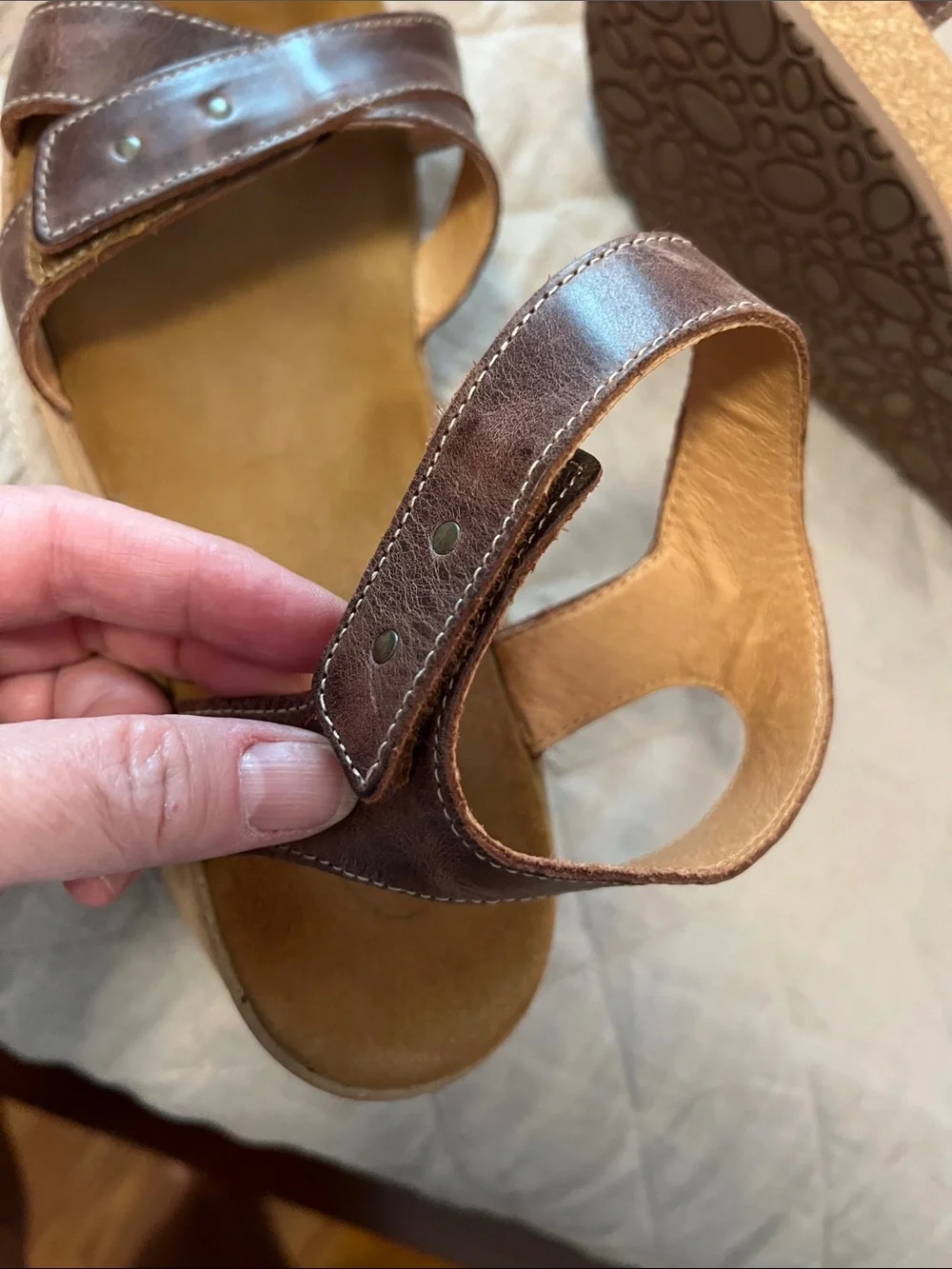 Taos Footwear Brown Leather Strappy Women's Sandals